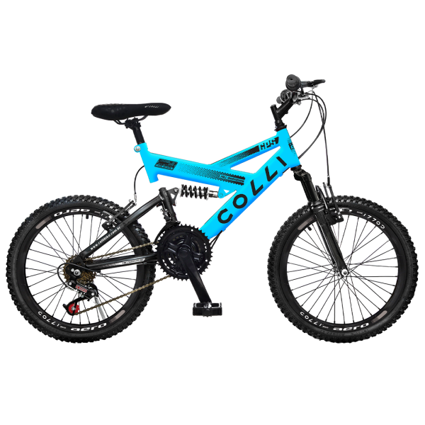 Bicicleta Colli GPS Aro 20 Celeste Neon