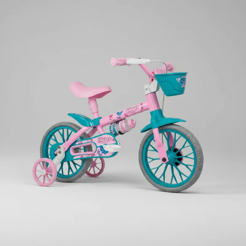 Bicicleta Infantil Nathor Rosa