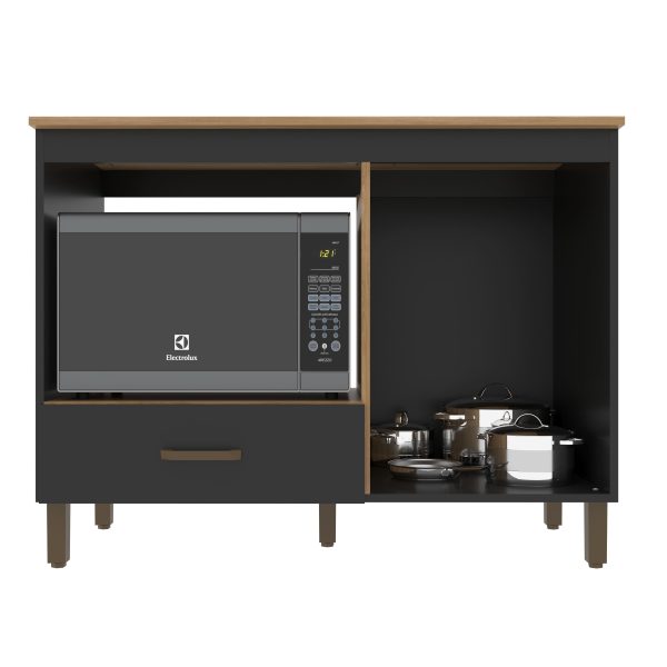 mueble para cocina, balcón Cook Top Roma, mueble con cajón y puerta, mueble para anafe, mueble para horno, mueble multifuncional, mueble con patitas regulables, mueble de cocina en MDP, mueble con nicho para microondas.