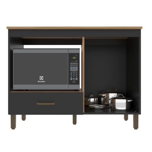mueble para cocina, balcón Cook Top Roma, mueble con cajón y puerta, mueble para anafe, mueble para horno, mueble multifuncional, mueble con patitas regulables, mueble de cocina en MDP, mueble con nicho para microondas.