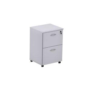 GAV. VOLANTE 2 GAVETÕES M15 CINZA CRISTAL cajonera, mueble de oficina, almacenamiento, cajones con ruedas, mueble práctico, organización de oficina, muebles funcionales, espacio de trabajo.