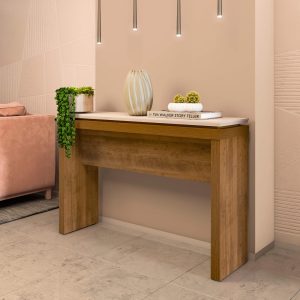 Aparador moderno, aparador con canto invertido, mueble para objetos decorativos, aparador funcional, diseño elegante, mueble compacto, aparador de MDF, estilo clásico y moderno.
