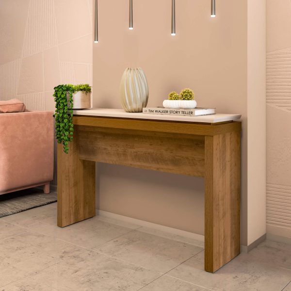 Aparador moderno, aparador con canto invertido, mueble para objetos decorativos, aparador funcional, diseño elegante, mueble compacto, aparador de MDF, estilo clásico y moderno.
