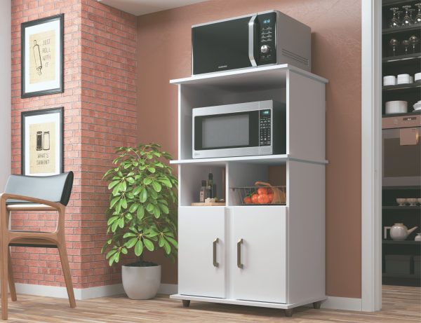 mueble multiuso, mueble para horno, mueble para microondas, mueble con nichos, mueble con puertas, mueble de cocina, mueble moderno, mueble funcional, mueble en MDP, mueble para cocina.
