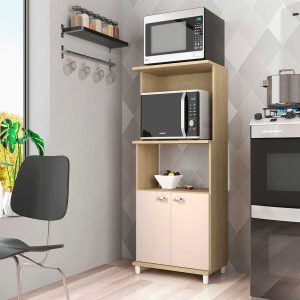 mueble multiuso, mueble para horno y microondas, mueble compacto, mueble blanco, mueble Angelín Grafite, mueble con tiradores plásticos, mueble funcional, mueble de cocina, mueble moderno, mueble de cocina con patas plásticas.