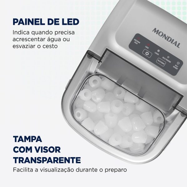 Fabricadora de Hielo Mondial Turbo Ice Premium - Imagen 4