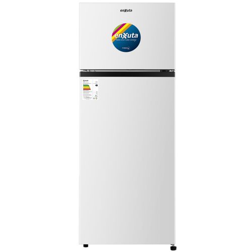 Heladera Enxuta, Heladera 205L, Heladera con freezer 41L, Heladera eficiente, Heladera Clase A, Heladera con estantes ajustables, Heladera con puertas reversibles, Heladera con luz LED, Heladera con cajón de vegetales, Heladera para hogar.