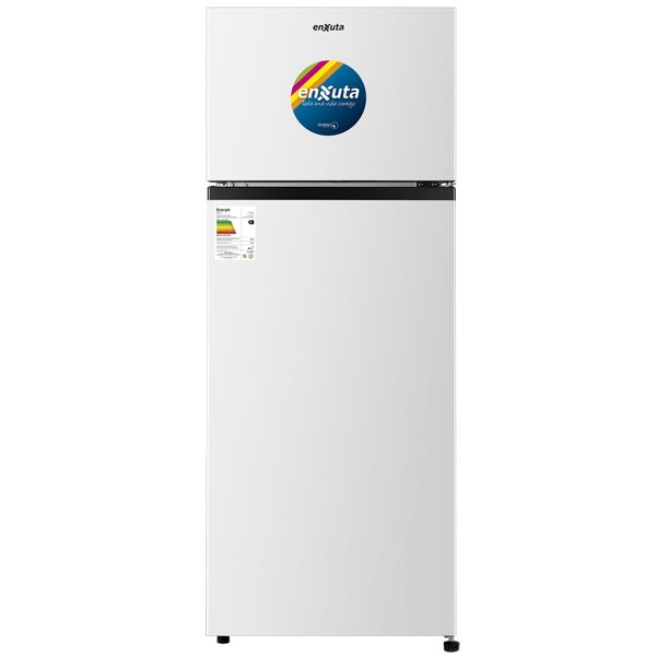 Heladera Enxuta, Heladera 205L, Heladera con freezer 41L, Heladera eficiente, Heladera Clase A, Heladera con estantes ajustables, Heladera con puertas reversibles, Heladera con luz LED, Heladera con cajón de vegetales, Heladera para hogar.