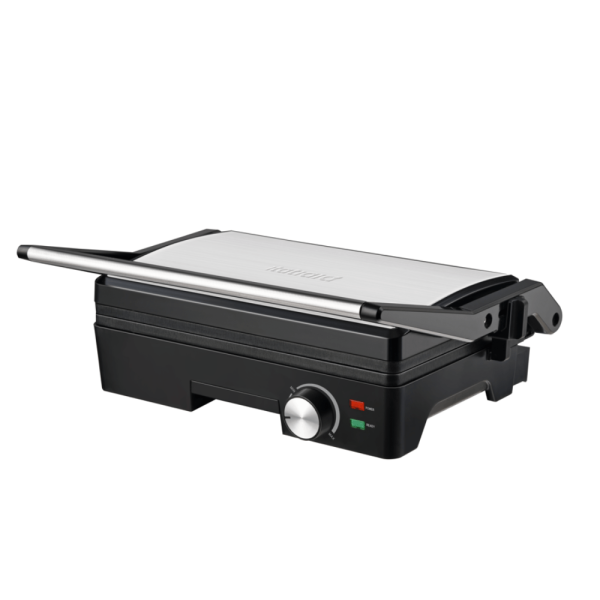 Press Grill, grillera 1600W, grillera Itatiaia, grill y parrilla en 1, grillera con doble placa antiadherente, grillera con regulador de temperatura, grillera con colector de grasa, grillera 180 grados, cocción eficiente y rápida, grillera fácil de limpiar.