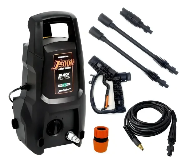 Hidrolavadora de Alta Presión J5000 Black 1300W - Compacta, Eficiente y Económica