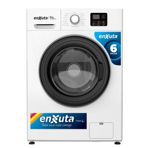 Lavarropas Automático Enxuta 6kg Blanco, Compacto y Eficiente