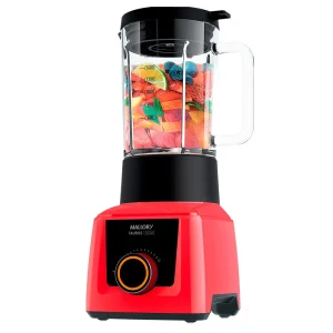 Licuadora Mallory Taurus, Licuadora 3.1L, Licuadora 1300W, Licuadora con 12 velocidades, Licuadora roja, Licuadora con filtro inox, Licuadora potente, Licuadora para batidos y jugos, Licuadora de gran capacidad, Licuadora Mallory 3.1L.