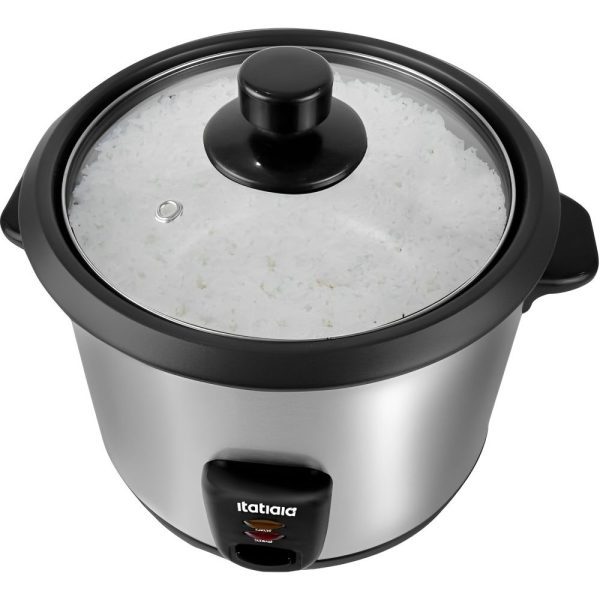 olla eléctrica de arroz, olla antiadherente, olla para arroz y vapor, olla de arroz 1,5L, olla eléctrica de 500W, olla midi 8x Itatiaia, cocina eficiente, olla para arroz y vegetales, olla con mantener caliente, olla de arroz compacta.