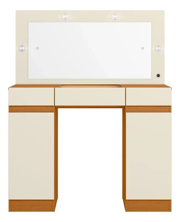 tocador con espejo, tocador LED, mueble de almacenamiento, tocador moderno, tocador con cajones, tocador funcional, tocador con iluminación, mueble para dormitorio, tocador de lujo, tocador con rieles telescópicos.
