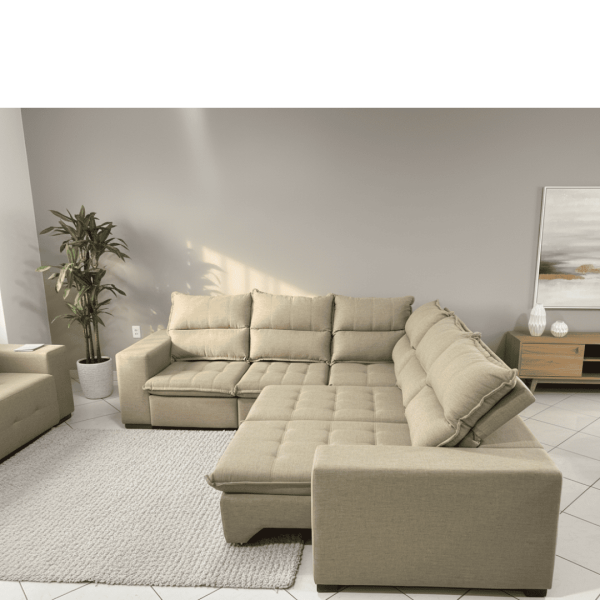 Sofá Esquinero Premium Retráctil, Reclinable | Elegante y funcional - Imagen 2