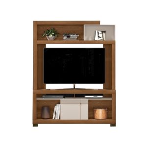 estante M1, estante para TV, estante moderno, muebles para TV, estante MDF, estante para sala, estante con puerta, muebles funcionales, estante para 60" TV, muebles modernos