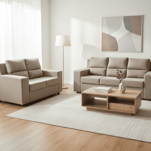 sofá 3 lugares, sofá 2 lugares, sofá moderno, sofá cómodo, sofá para sala, sofá funcional, muebles RINCON, sofá elegante, sofá de calidad, sofá grande