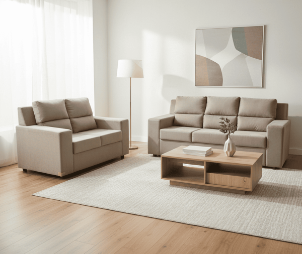 sofá 3 lugares, sofá 2 lugares, sofá moderno, sofá cómodo, sofá para sala, sofá funcional, muebles RINCON, sofá elegante, sofá de calidad, sofá grande