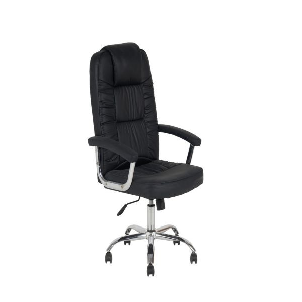 Silla Presidente Negra Ergonómica Giratoria | Rincón - Imagen 3