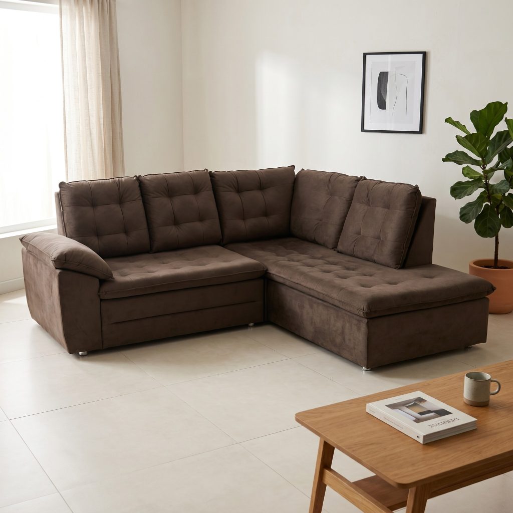Sofá Esquinero Malao 230×200 cm en sala — Rincón Ciudad del Este
