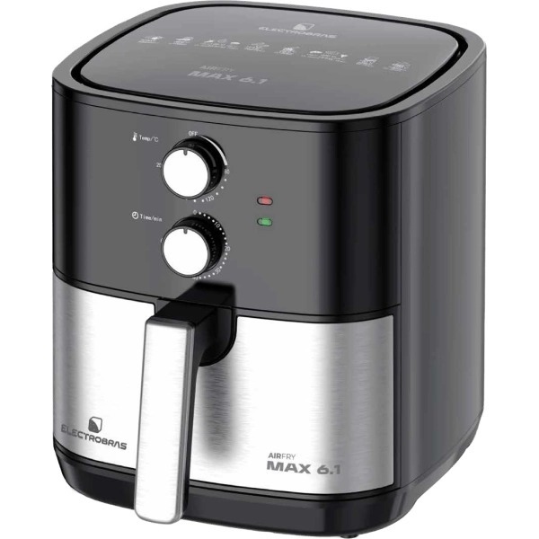 Air Fryer Electrobras Max 6.1L 1900W Negro EBAF-61-B — Ciudad del Este