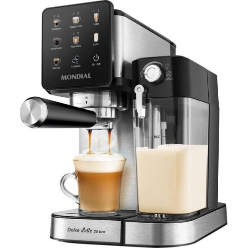 Cafetera Express Mondial Dolce Latte 20 Bar Panel Touch - Ciudad del Este