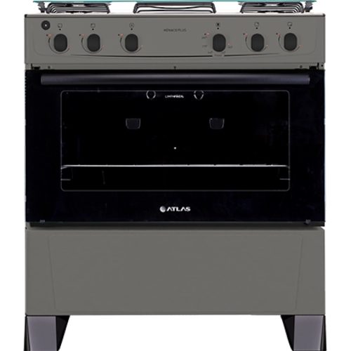 Cocina Atlas Monaco Plus 5 Hornallas Titanio Horno 86L - Ciudad del Este