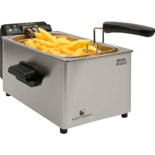 Freidora Electrica Electrobras Big Fry 3.5L 2000W Inox - Ciudad del Este