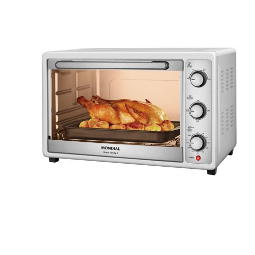 Horno Eléctrico Mondial Grand Family II 52 Litros 2000W Blanco/Plata FRN-52-W — Ciudad del Este
