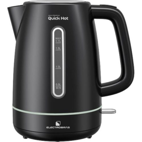 Jarra Eléctrica Electrobras Quick Hot 1.7L 2200W Negra — Ciudad del Este