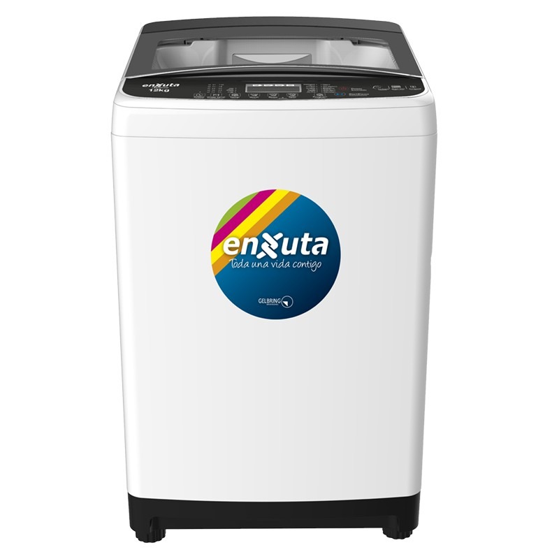 Lavarropas Automatico Enxuta 12kg Carga Superior Cuba de Acero - Ciudad del Este