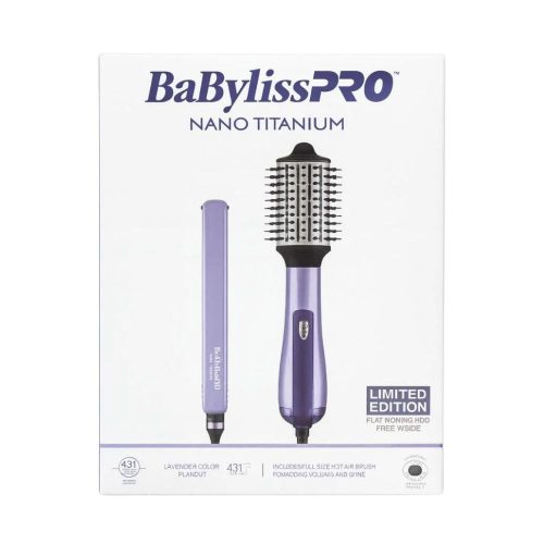 Pack BaByliss Lavanda Plancha PLA4091 + Cepillo Brush 2.5 - Ciudad del Este