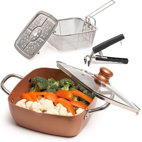 Sarten Cuadrada Multiuso Cheff Jeffy Le Chef 24 cm - Ciudad del Este