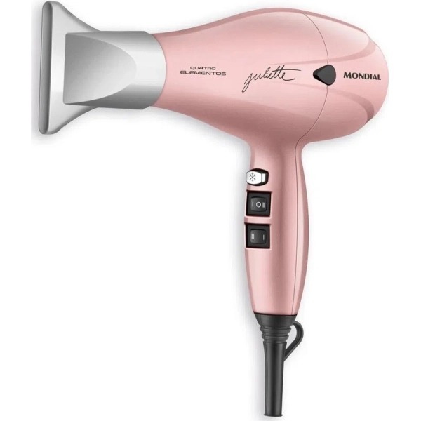 Secador de Pelo Mondial Golden Rose Quatro Elementos 2000W Motor AC - Ciudad del Este