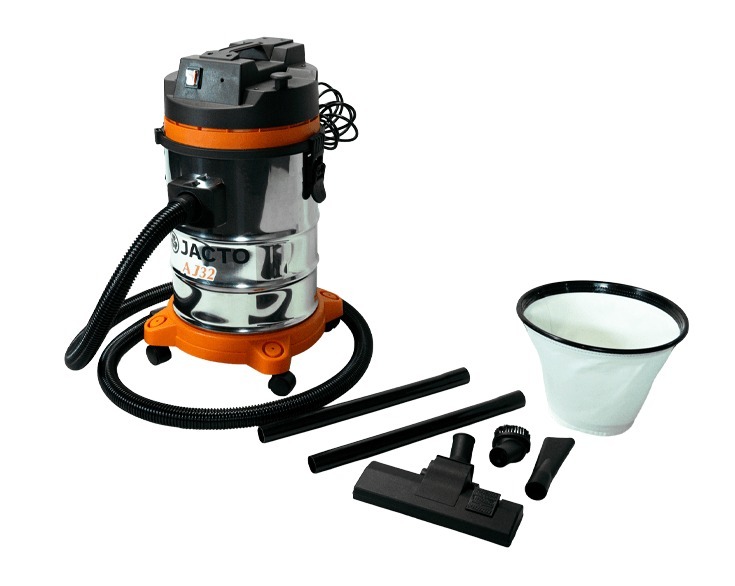 Aspiradora Industrial Jacto Clean AJ32 32 Litros Polvo y Agua 1200W Tanque Inox — Ciudad del Este