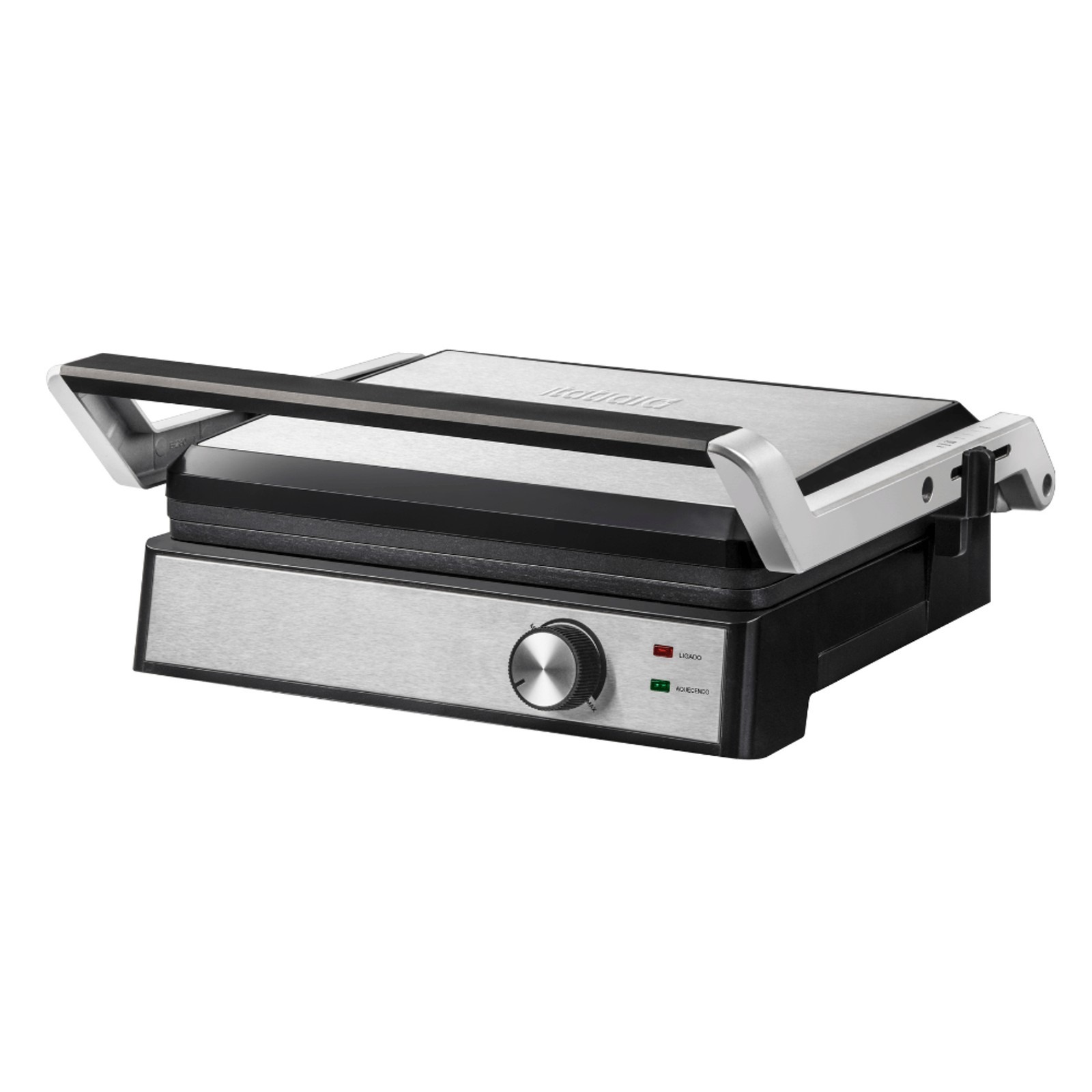 Grill Sanduchera Itatiaia Chapa Master 1400W Inox Apertura 180° con Termostato — Ciudad del Este