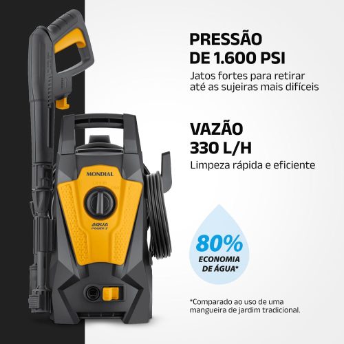 Hidrolavadora Mondial Aqua Power I 1400W 1600 PSI LAP-01 — Ciudad del Este Hidrolavadora Mondial Aqua Power I 1400W 1600 PSI LAP-01 — Ciudad del Este
