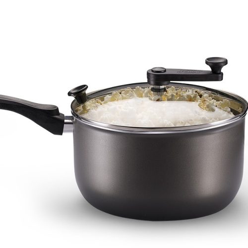 Pipoquera MTA Cristal Grafito 3.6L con Tapa de Vidrio - Ciudad del Este