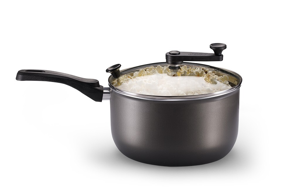 Pipoquera MTA Cristal Grafito 3.6L con Tapa de Vidrio - Ciudad del Este