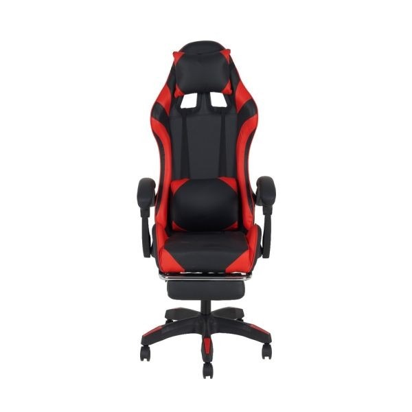 Silla Gamer MovelMax GM11 Negra y Roja Reclinable 145 con Reposapies - Ciudad del Este
