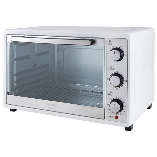 Horno Eléctrico Mondial Grand Family II 52 Litros 2000W Blanco/Plata FRN-52-W — Ciudad del Este