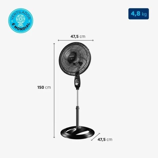 Ventilador de Columna Mondial Super Power 40 cm 140W - Ciudad del Este