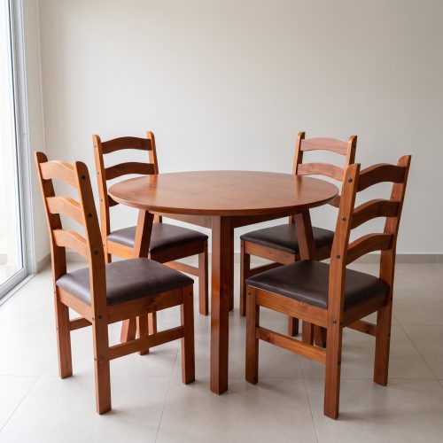 juego de comedor redondo 100 cm Ciudad del Este