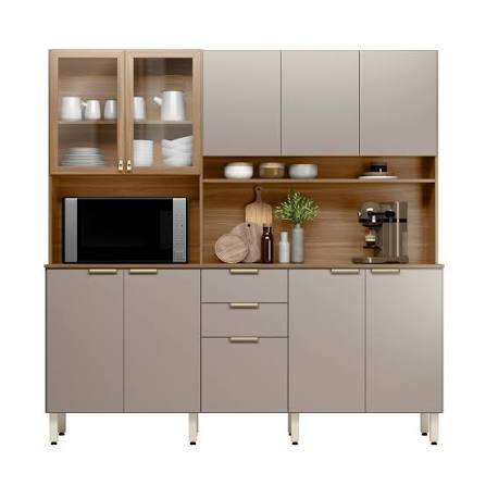 kit de cocina Amora con vitrina RINCÓN Paraguay