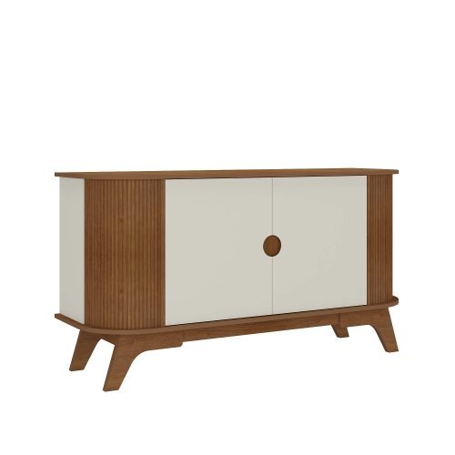 Buffet Vivaldi Ripado 140 cm Cerezo Off White — Ciudad del Este