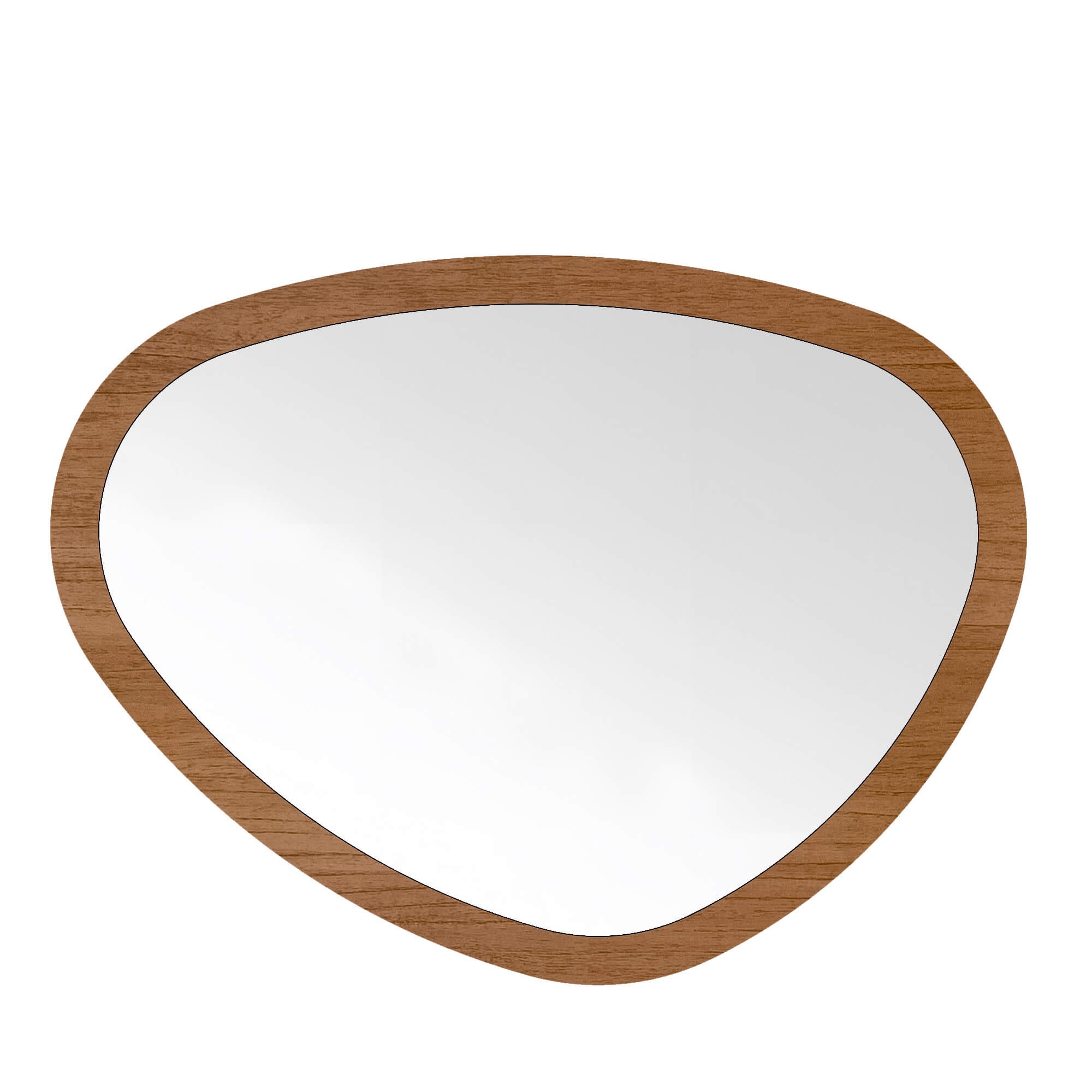 Espejo Orgánico Deco Artely Marco de Madera 91 cm — Ciudad del Este
