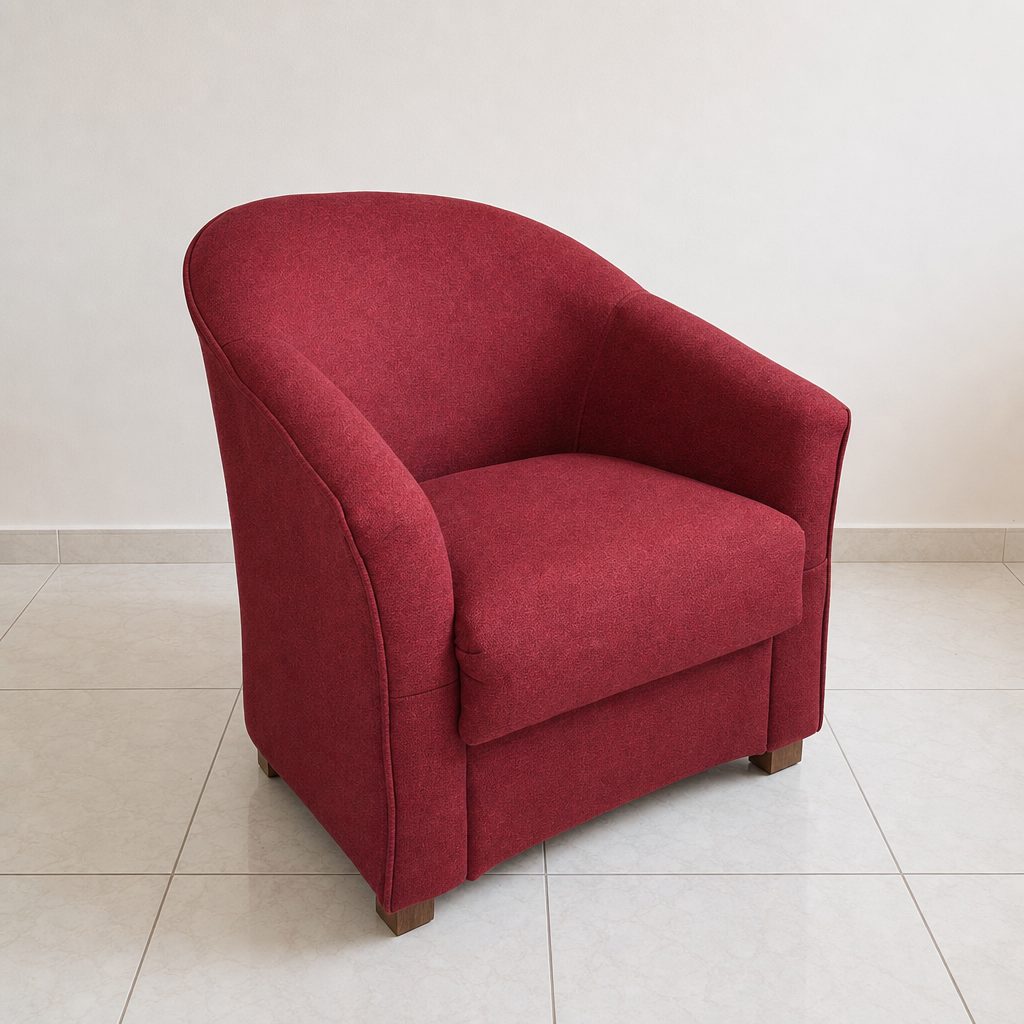 Poltrona Bordó Ideal Individual — Ciudad del Este