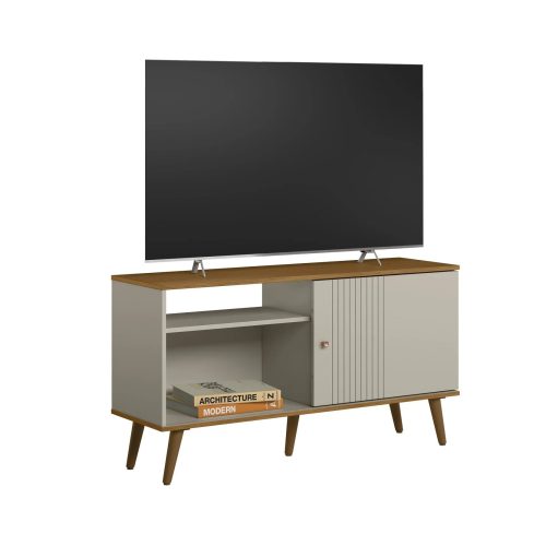 Rack Rubi 120 cm para TV hasta 50 Pulgadas Nature Off White — Ciudad del Este