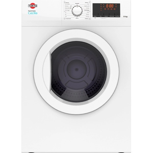 Secarropas Tokyo Cecilia 9 kg 15 Programas Display LED — Ciudad del Este