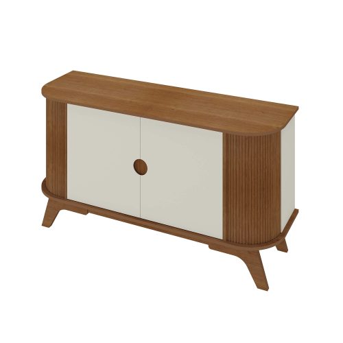 Buffet Vivaldi Ripado 140 cm Cerezo Off White — Ciudad del Este